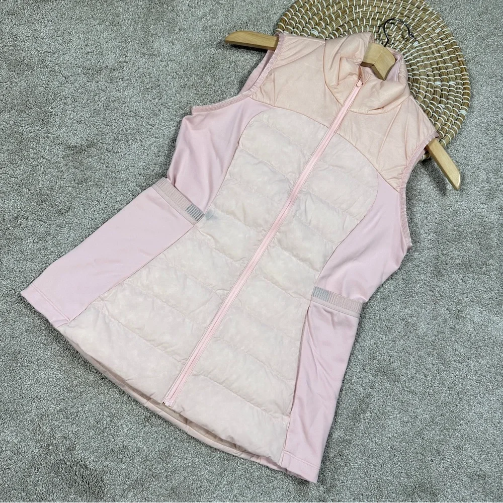 Lululemon Women’s Goose Down Feathers for It All Vest Full Zip in Pink Mist 6